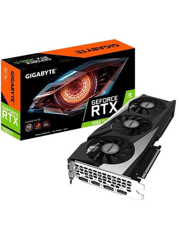 Gigabyte GAMING OC GeForce RTX 3060 Ti 8GB GDDR6 Black / Silver image