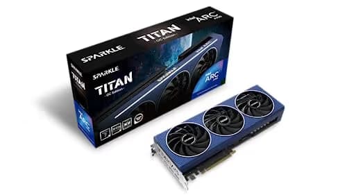 Sparkle TITAN OC Arc A750 8GB GDDR6 Blue / Black main image