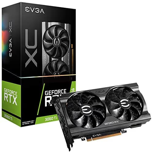 EVGA XC GAMING GeForce RTX 3060 Ti LHR 8GB GDDR6 Black image