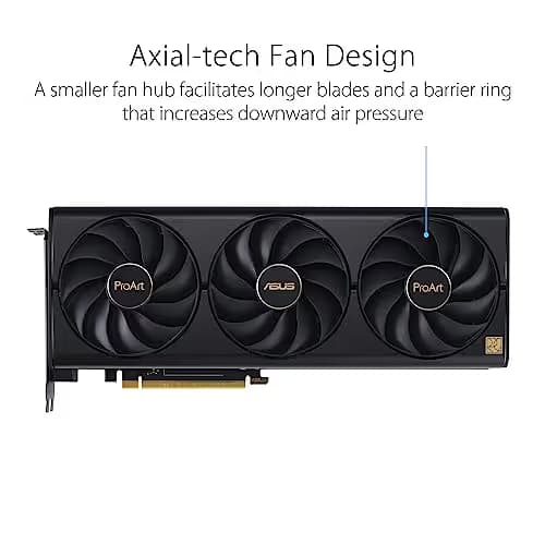 Asus ProArt OC GeForce RTX 4070 Ti 12GB GDDR6X Black / Gold image