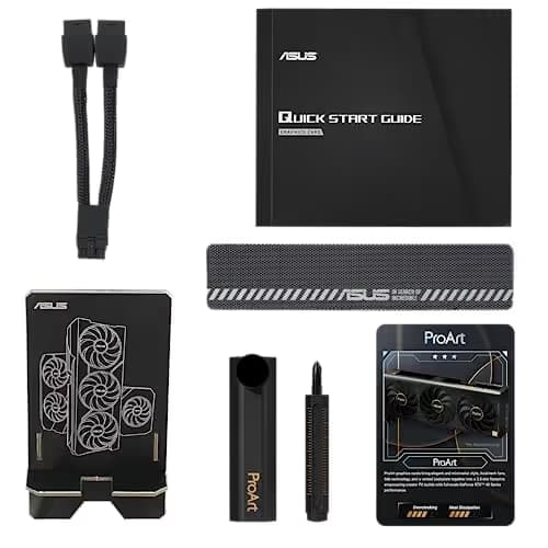 Asus ProArt OC GeForce RTX 4070 Ti 12GB GDDR6X Black / Gold image