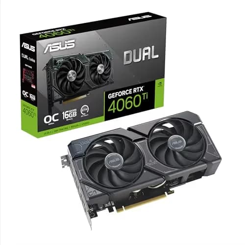 Asus DUAL OC GeForce RTX 4060 Ti 16GB GDDR6 Black main image