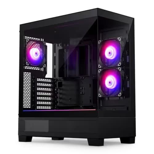 Phanteks XT View ATX Mid Tower Black Tempered Glass Side Panel image