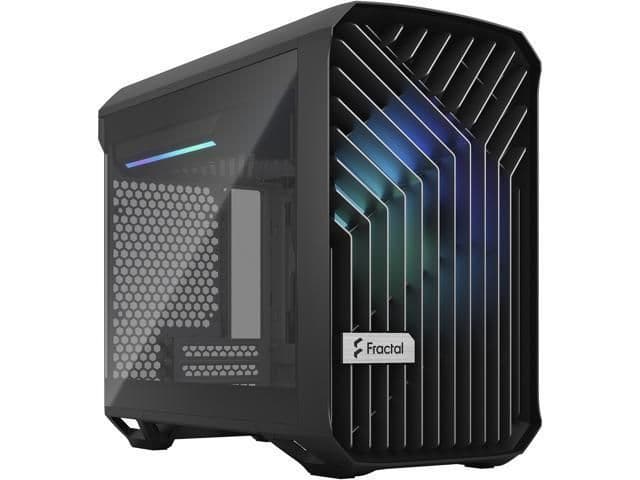 Fractal Design Torrent Nano RGB Mini-ITX Tower Black Tinted Tempered Glass image