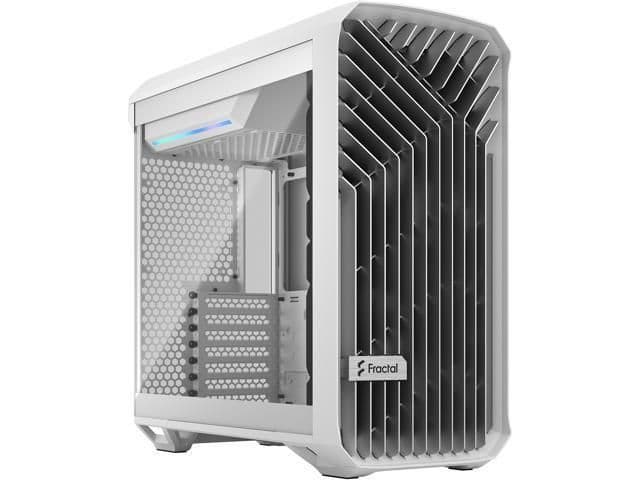 Fractal Design Torrent Compact ATX Mid Tower White TG Clear Tint image