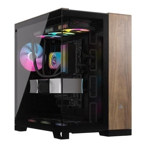 Corsair 6500X ATX Mid Tower Black / Brown with Tempered Glass Side Panel and USB 3.2 Gen 2 Type-C USB 3.2 Gen 1 Type-A image