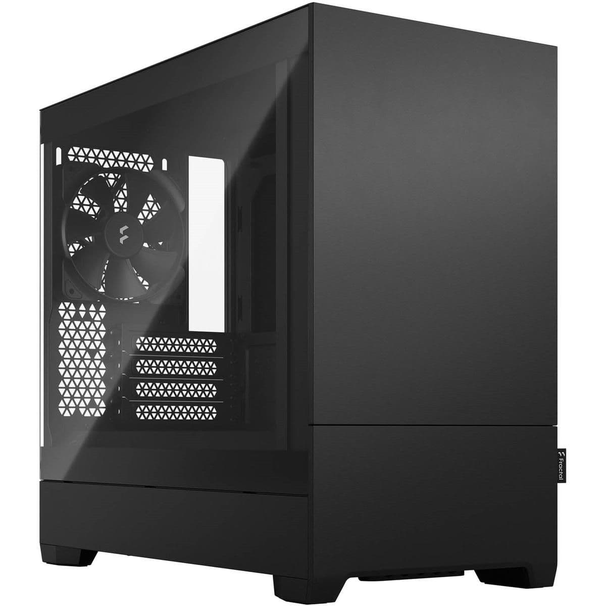 Fractal Design Pop Mini Silent Micro ATX Mid Tower Black Tempered Glass image