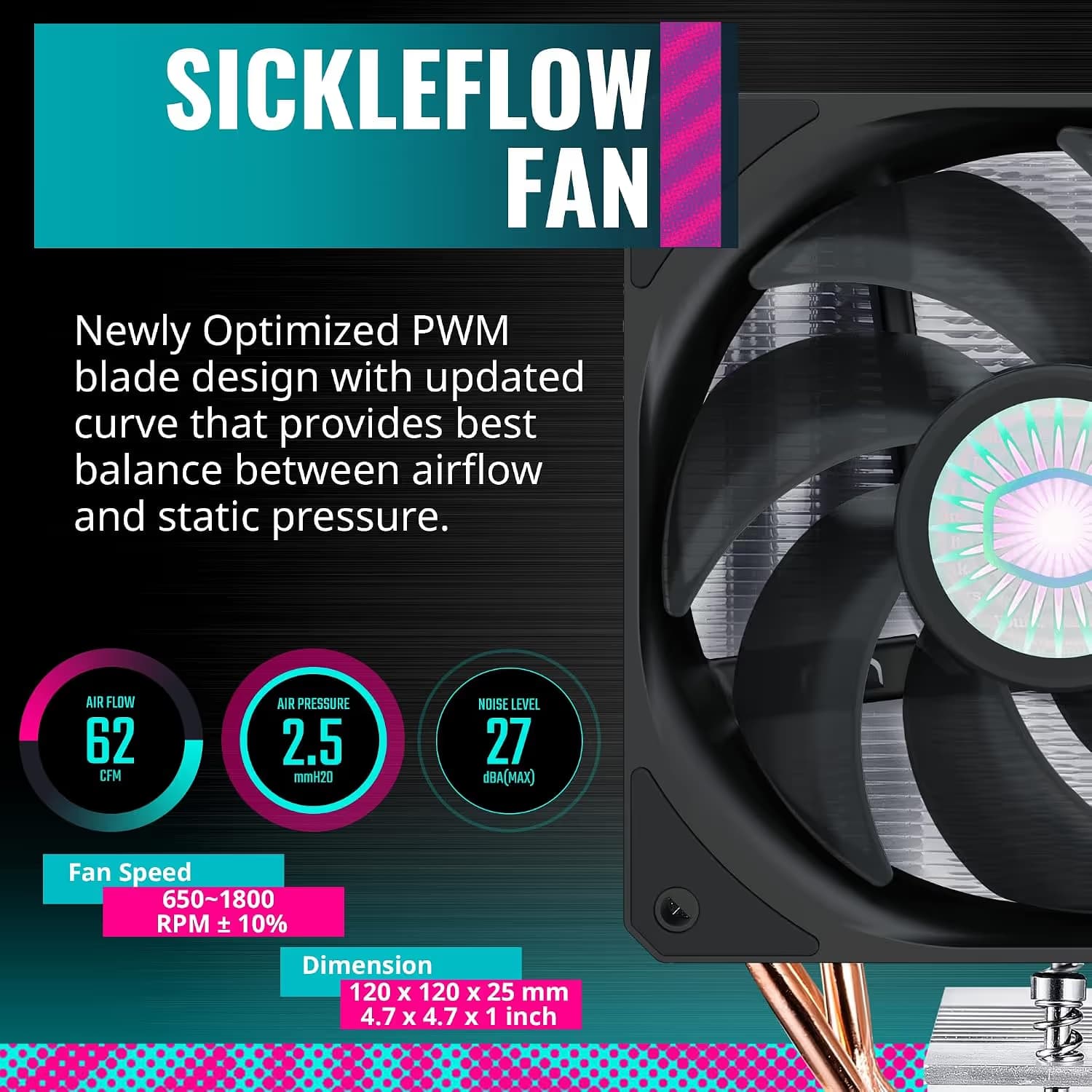 Cooler Master Hyper 212 EVO V2 Air 154mm 62 CFM image