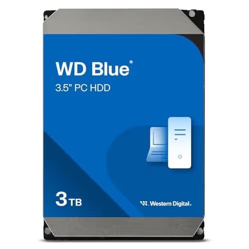 Western Digital Blue 3 TB HDD 3.5" 5400 RPM SATA image