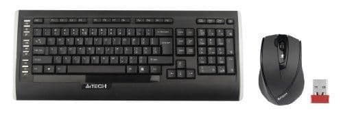 A4Tech 9300F Wireless Ergonomic Keyboard With Optical Mouse main image