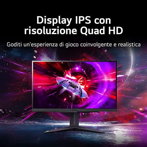 LG UltraGear 27GR75Q-B 27" 1440p 165Hz IPS Monitor image