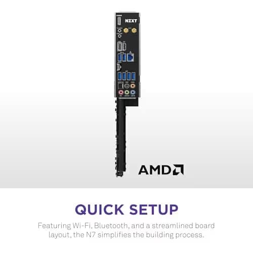 NZXT B650E N7 AM5 WIFI DDR5 ATX Black image