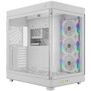 GAMDIAS NESO P1 PRO ATX Full Tower White with Tempered Glass Side Panel and USB 3.2 Gen 2 Type-C, USB 3.2 Gen 1 Type-A image