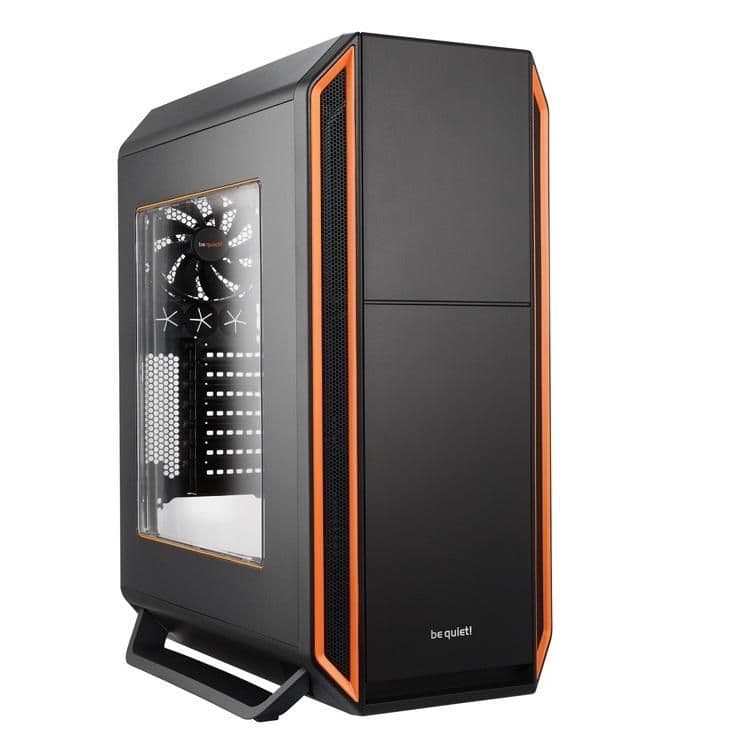 be quiet! Silent Base 800 ATX Mid Tower Black / Orange with Acrylic Side Panel and USB 3.2 Gen 1 Type-A, USB 2.0 Type-A Front Panel main image