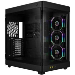 GAMDIAS NESO P1 PRO ATX Full Tower Black Tempered Glass Side Panel, USB 3.2 Gen 2 Type-C, USB 3.2 Gen 1 Type-A main image