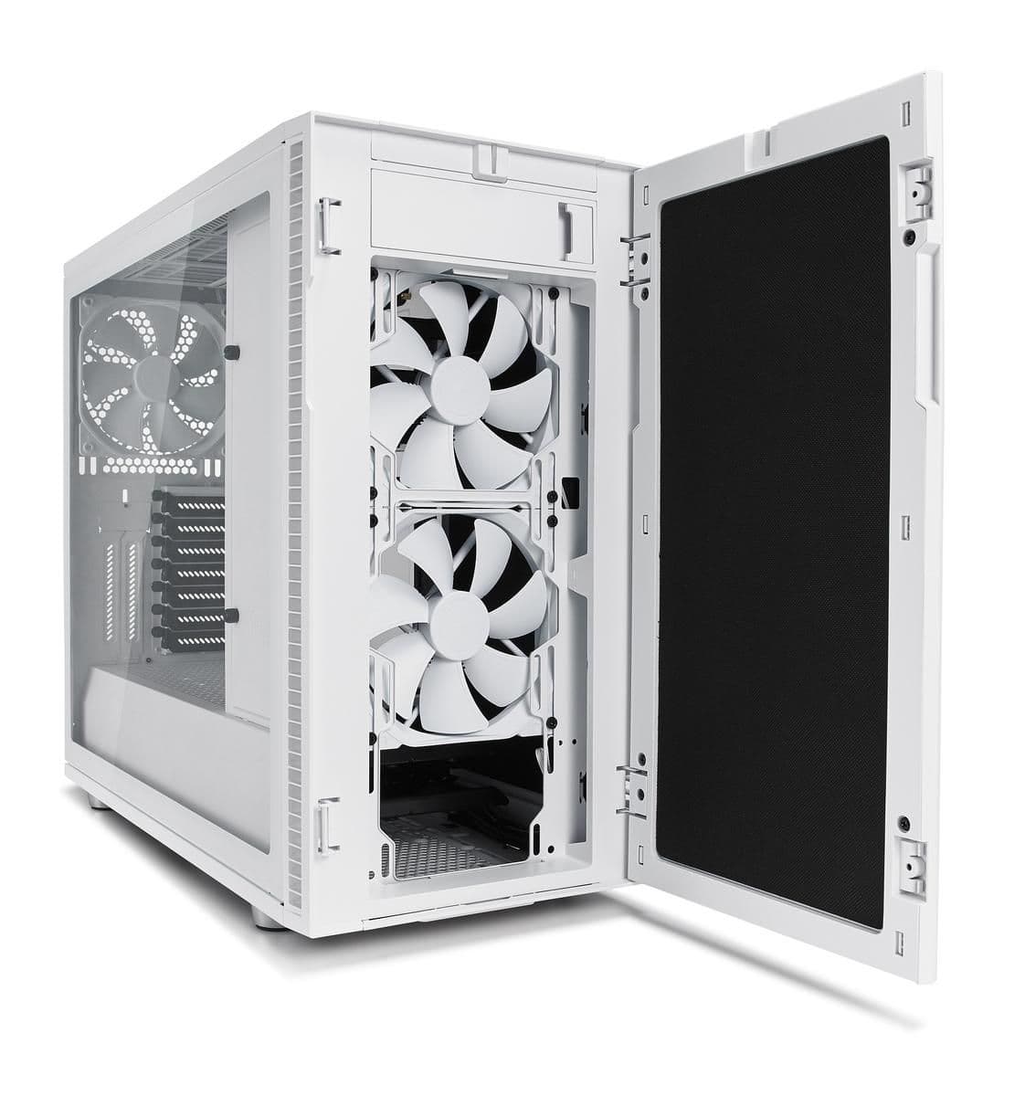 Fractal Design Define R6 ATX Mid Tower White / Black with Tempered Glass Side Panel and USB 3.2 Gen 1 Type-A USB 2.0 Type-A image