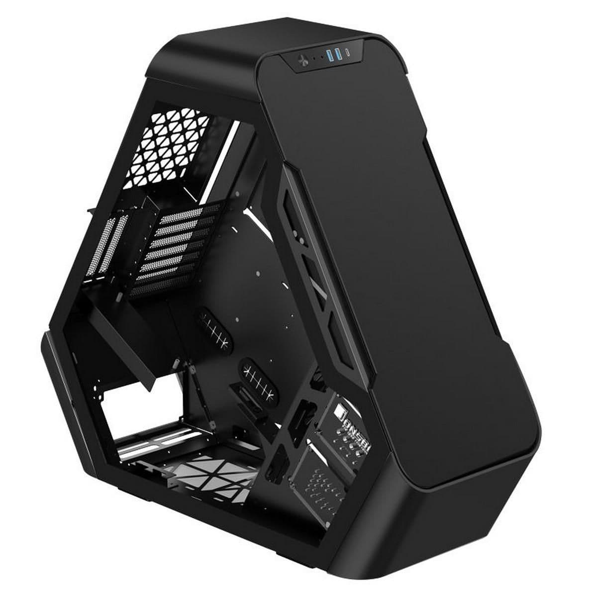 Jonsbo TR03-A ATX Mid Tower Black Tempered Glass Side Panel, USB 3.2 Gen 2 Type-C USB 3.2 Gen 1 Type-A main image