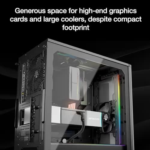 be quiet! Pure Base 501 DX ATX Mid Tower Black Tempered Glass Side Panel image