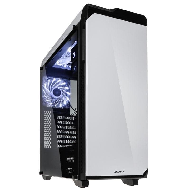 Zalman Z9 NEO Plus ATX Mid Tower White / Black Acrylic Side Panel image
