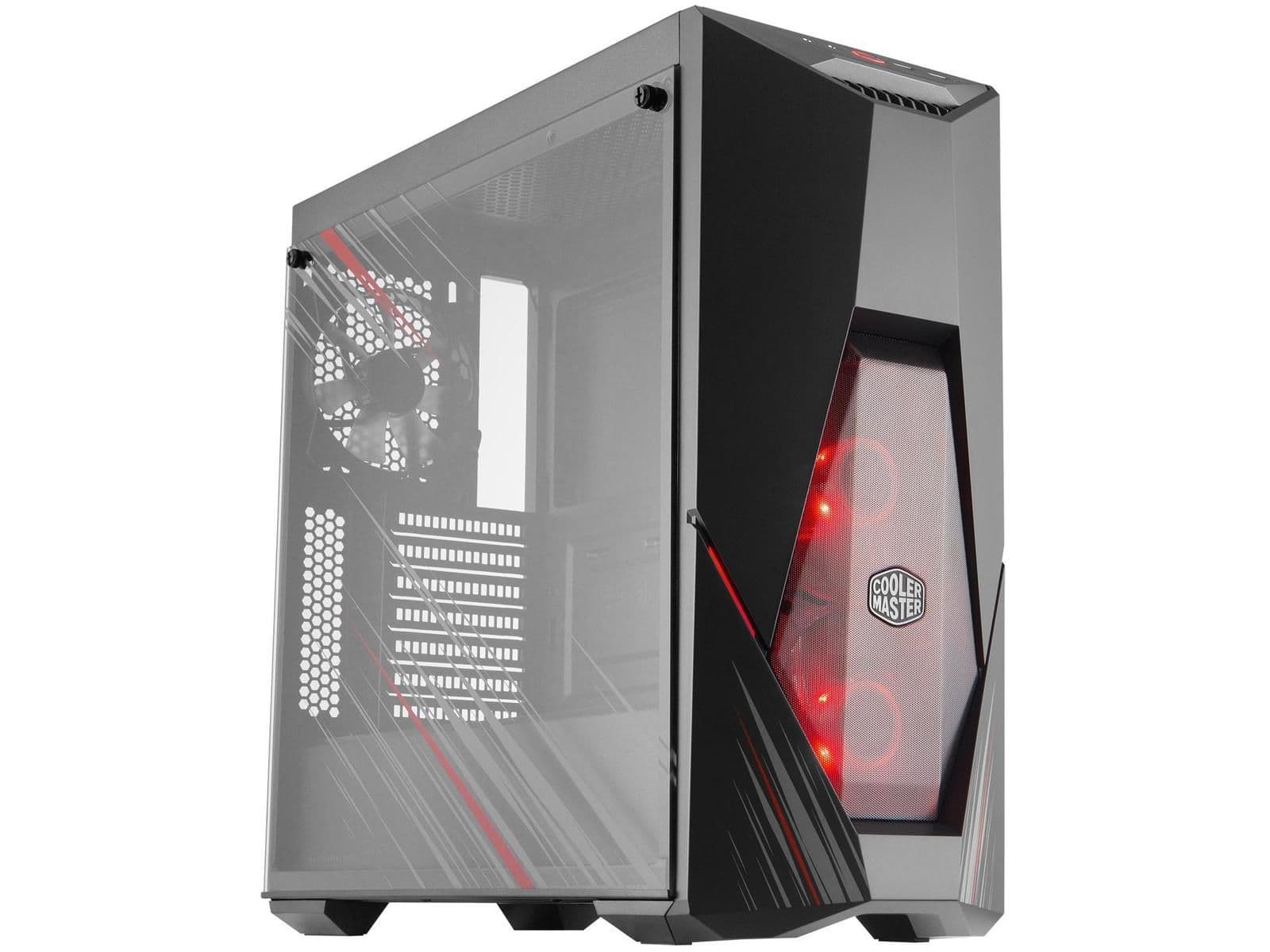 Cooler Master MasterBox K500 Phantom Gaming Edition ATX Mid Tower Black with Tempered Glass Side Panel and USB 3.2 Gen 1 Type-A image