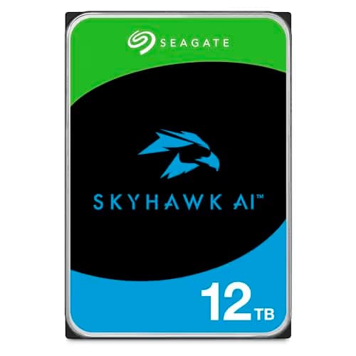 Seagate SkyHawk AI 12TB 3.5" HDD 7200RPM SATA 6.0 Gb/s image
