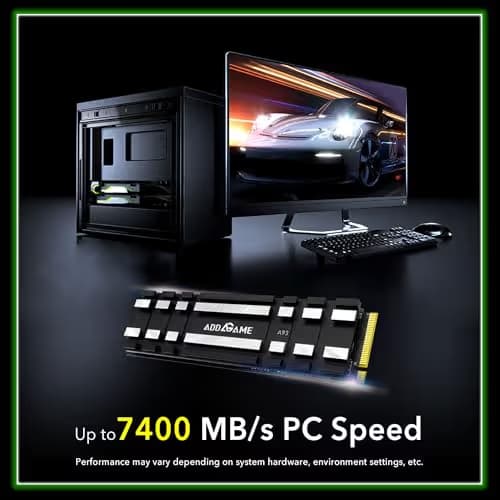 Addlink A93 PS5 4TB SSD M.2-2280 PCIe 4.0 X4 NVMe image