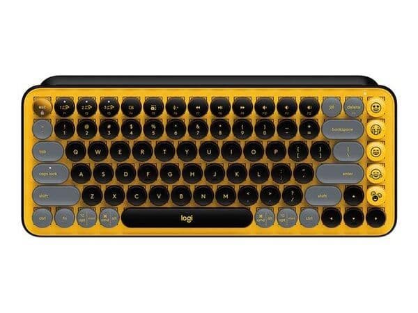 Logitech POP Keys Blast TTC Brown Wireless Mini Keyboard main image