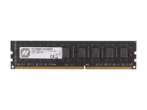 G.Skill Value Black DDR3-1600 CL11 8GB (1x8GB) image