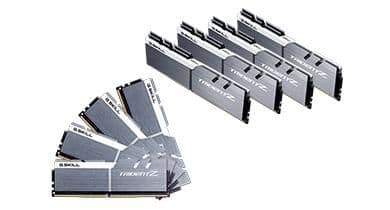 G.Skill F4-4200C19Q2-64GTZSW Gray / White DDR4-4200 CL19 64GB (8x8GB) image