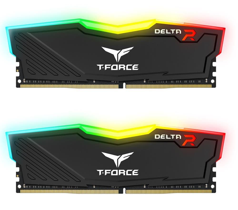 TEAMGROUP T-Force Delta RGB Black DDR4-2666 CL18 32GB (1x32GB) main image