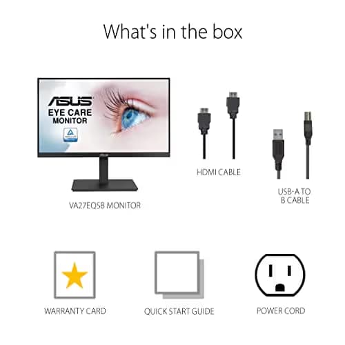 Asus VA27EQSB 27" 1080p 75Hz IPS Monitor image