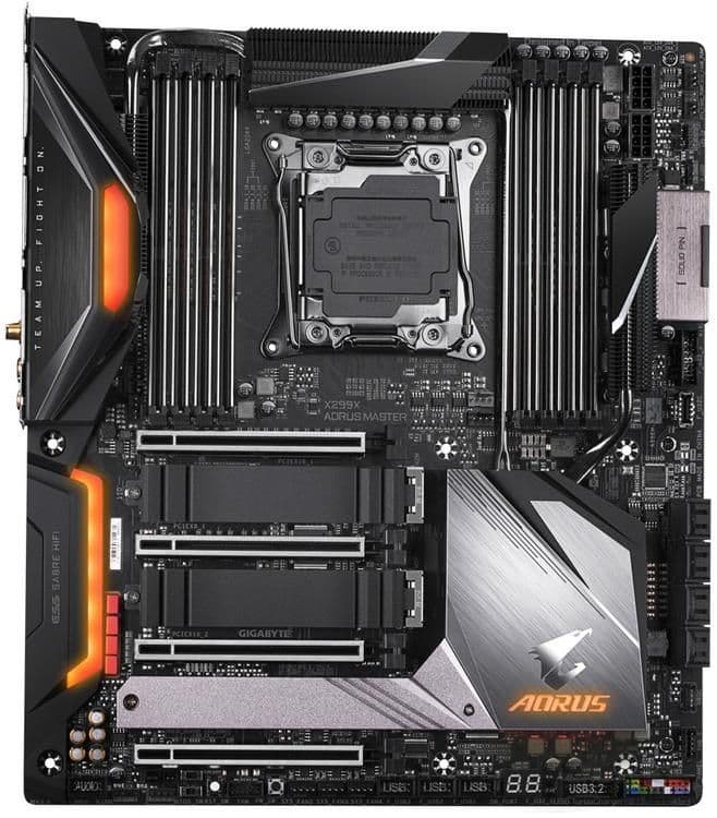 Gigabyte X299X AORUS MASTER DDR4 EATX main image