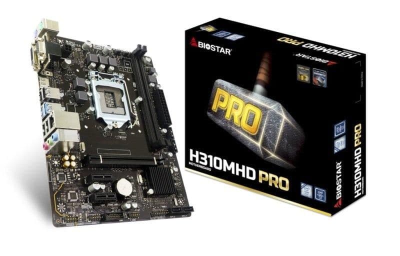 Biostar H310 MHD PRO LGA1151 DDR4 Micro ATX main image