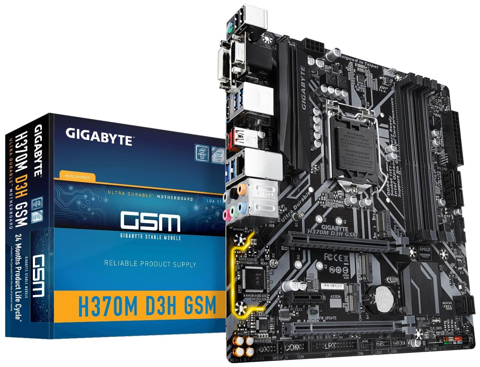 Gigabyte H370M D3H GSM DDR4 Micro ATX image