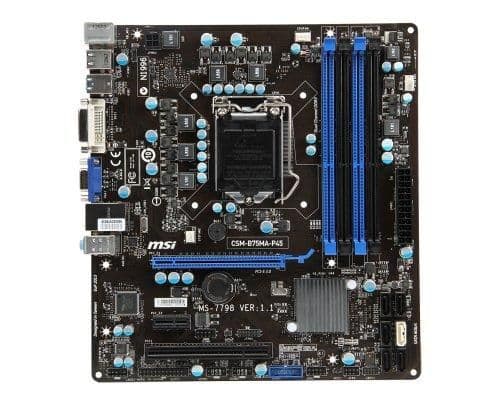 MSI B75 CSM-B75MA-P45 LGA1155 DDR3 Micro ATX image