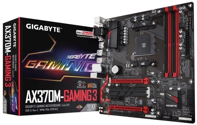 Gigabyte X370 GA-AX370M-Gaming 3 AM4 DDR4 Micro ATX image