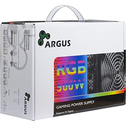 Inter-Tech Argus RGB II Black 500W Non-Modular 80+ Bronze Certified image