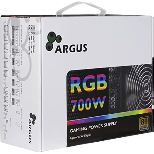 Inter-Tech Argus Black RGB II 700W Non-Modular 80+ Bronze Certified image