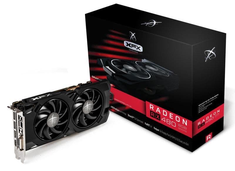 XFX RS Radeon RX 480 8GB GDDR5 Black main image