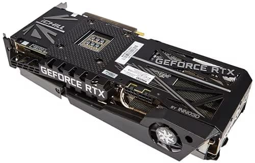 Inno3D iChill X4 GeForce RTX 3080 12GB LHR 12GB GDDR6X Black / Silver main image