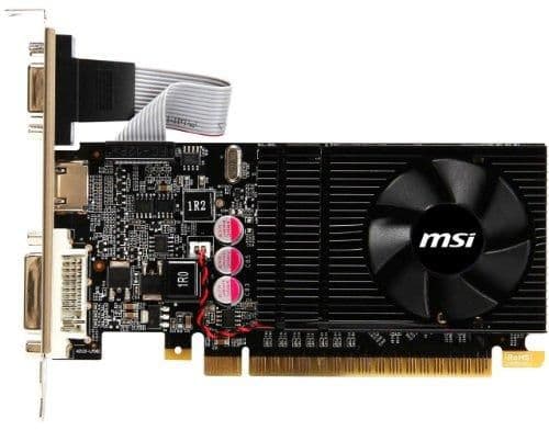 MSI N610GT-MD2GD3/LP GeForce GT 610 2 GB image