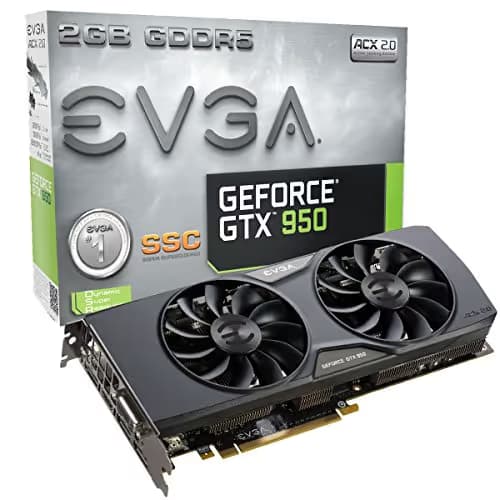 EVGA SSC ACX 2.0 GeForce GTX 950 2GB GDDR5 Black main image
