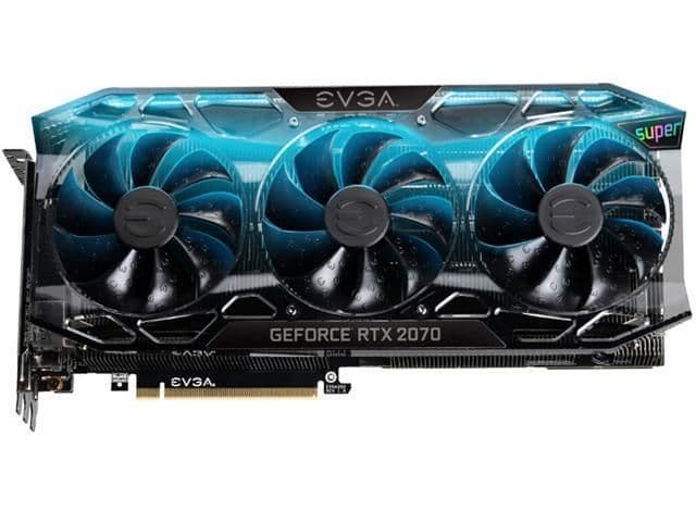 EVGA FTW3 ULTRA+ GeForce RTX 2070 SUPER 8GB GDDR6 Black image