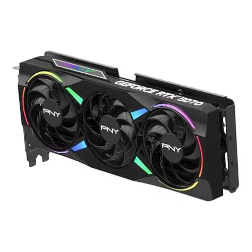 PNY GeForce RTX 5070 12GB GDDR7 ARGB EPIC-X RGB Overclocked Triple Fan image