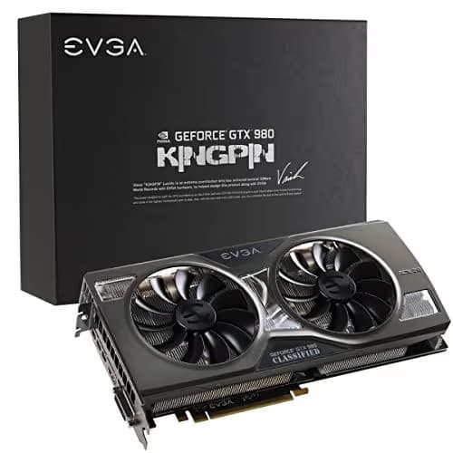 EVGA K|NGP|N ACX 2.0+ GeForce GTX 980 4GB GDDR5 Black / Silver image