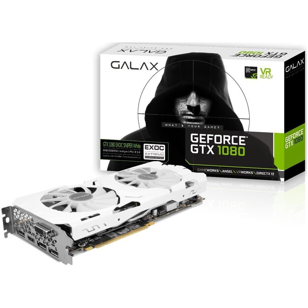 GALAX EX OC SNPR GeForce GTX 1080 8GB GDDR5X White main image