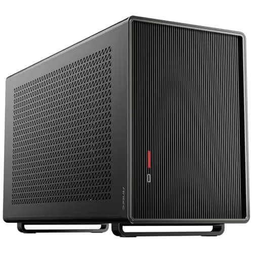 Antec Performance 1 M Mini-ITX Desktop Black with Mesh Side Panel and USB 3.2 Gen 2 Type-C Front Panel image