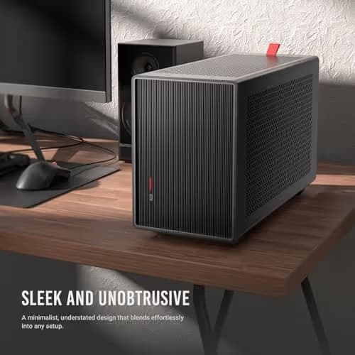 Antec Performance 1 M Mini-ITX Desktop Black with Mesh Side Panel and USB 3.2 Gen 2 Type-C Front Panel image