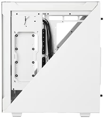 Thermaltake Divider 500 ATX Mid Tower White Tempered Glass ARGB Air Snow image