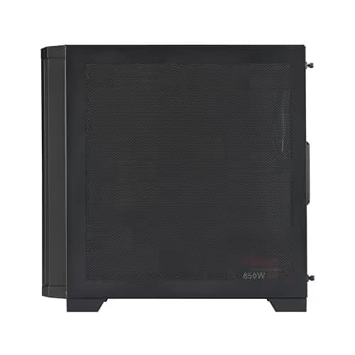 Rosewill FBM-X3 Micro ATX Mid Tower Black with Mesh Side Panel, USB 3.2 Gen 1 Type-A and USB 2.0 Type-A, and 650 W Power Supply image